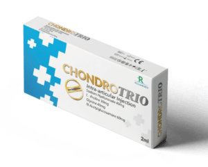 Close-up of ChondroTrio's cutting-edge single-injection technology for advanced joint care.